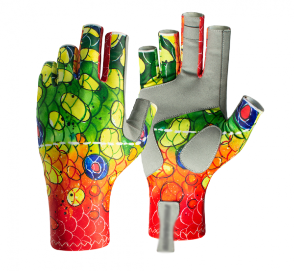 Brook Trout Graphic Gloves
