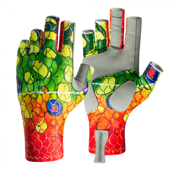 Brook Trout Graphic Gloves