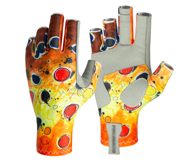 Brown Trout Graphic Gloves