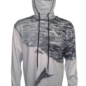 Image the Thrill of Hooking a Marlin on a Fly Rod, Striped Marlin Graphic Hoodie