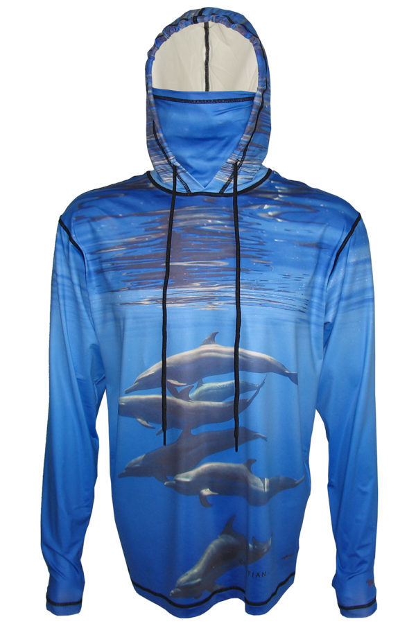 Porpoises Graphic Hoodie hiking and beach apparel