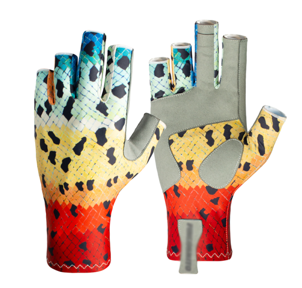 Rainbow Trout Graphic Gloves