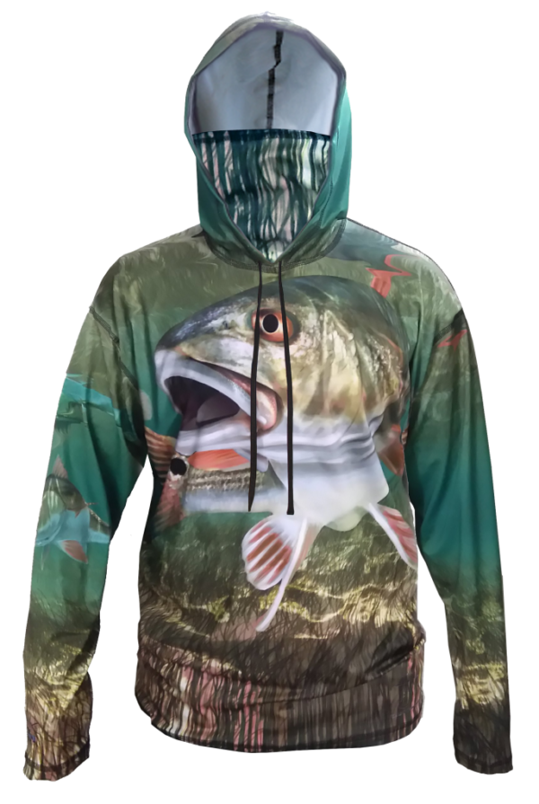 Redfish Fishing Hoodie for a perfect day chasing tailing redfish