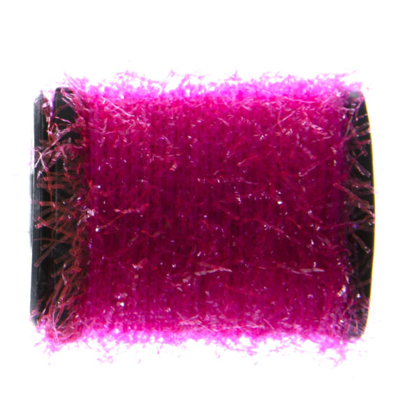 Super Shrimp Material Ice Straggle Fluorescent Pink Chenille 