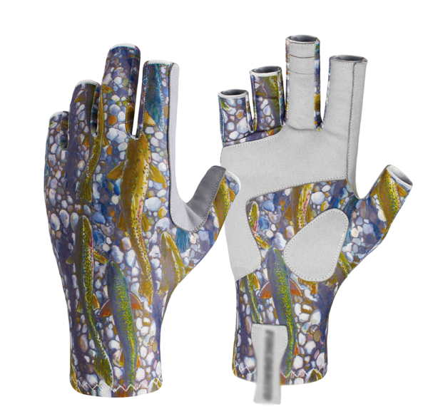 Trout Dreams Graphic Gloves