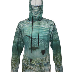 Saltwater fishing hoodies for Permit in a Sun Protective Hoodie