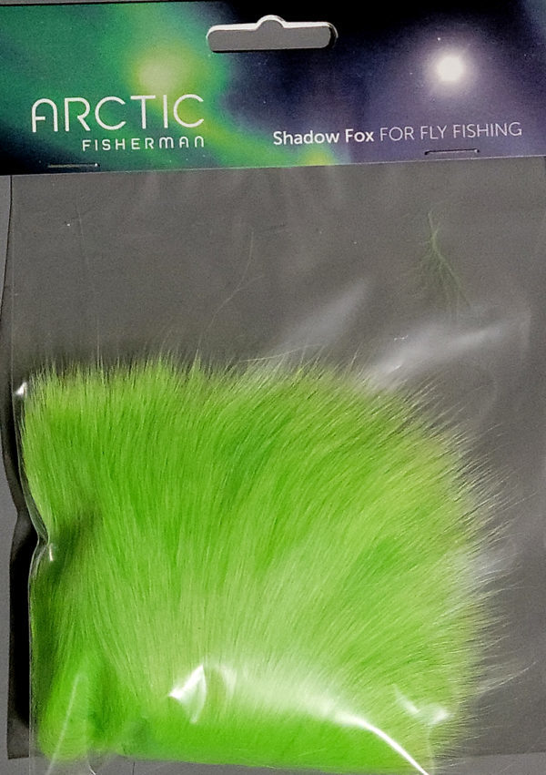 Streamer Chartreuse Green Shadow Fox Patch Will Catch More Fish