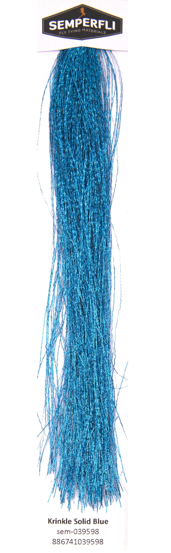 Perfect accent on a Dark Colored Baitfish is Blue Krinkle Flash