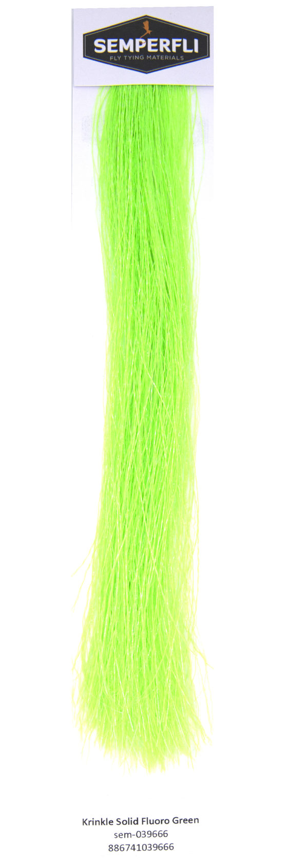 Fluorescent Green Krinkle Flash