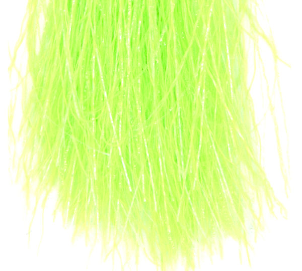 Baitfish to Steelhead Flies Fluorescent Green Krinkle Flash