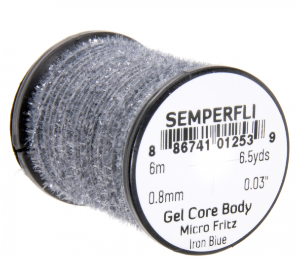 Gel Core Body Micro Fritz Iron Blue for Sea Trout Patterns