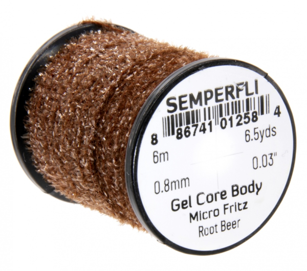 Caddis, Sculpin Patterns, Endless Possibilities with Gel Core Body Micro Fritz Root Beer