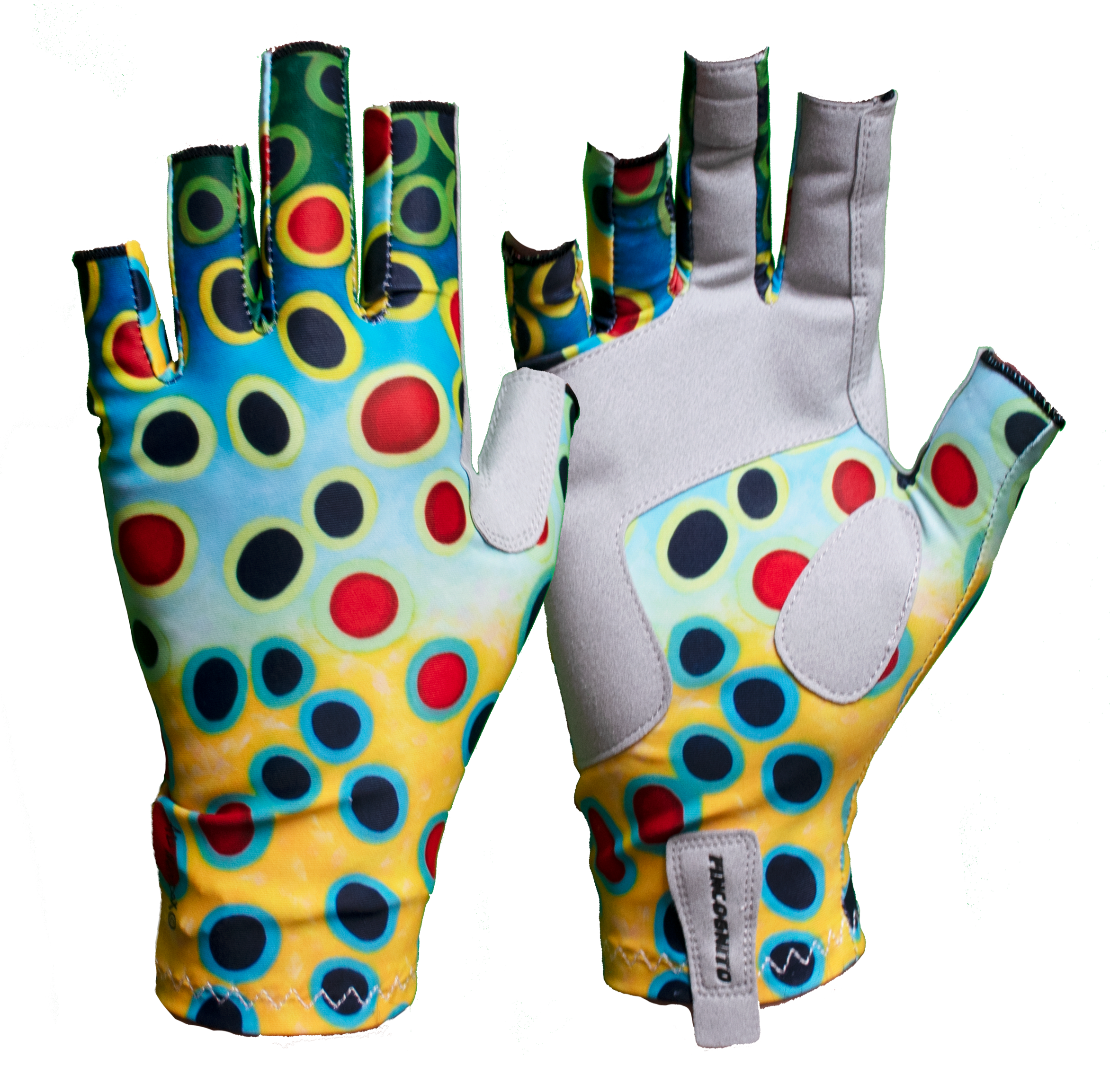 Brown Trout Graphic Gloves