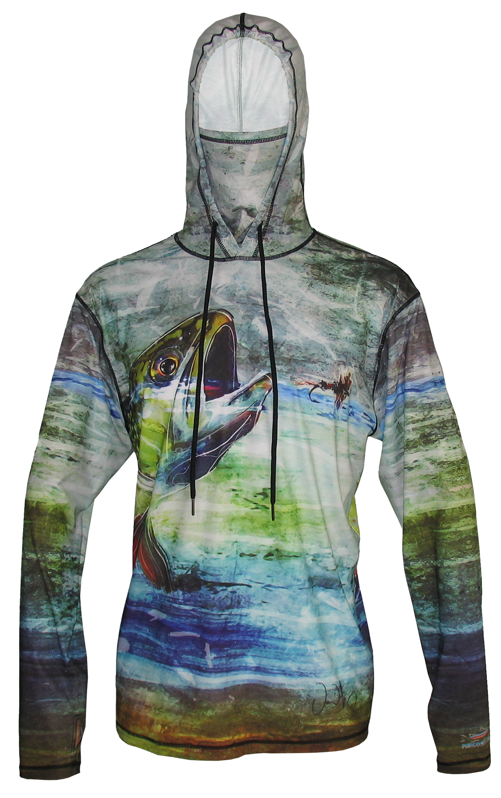 Fishing Hoodie Brook Trout