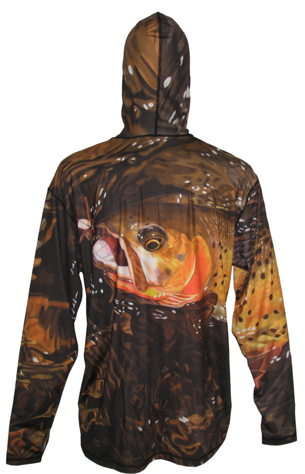 Fishing Hoodie Cutty back saltwater on the fly