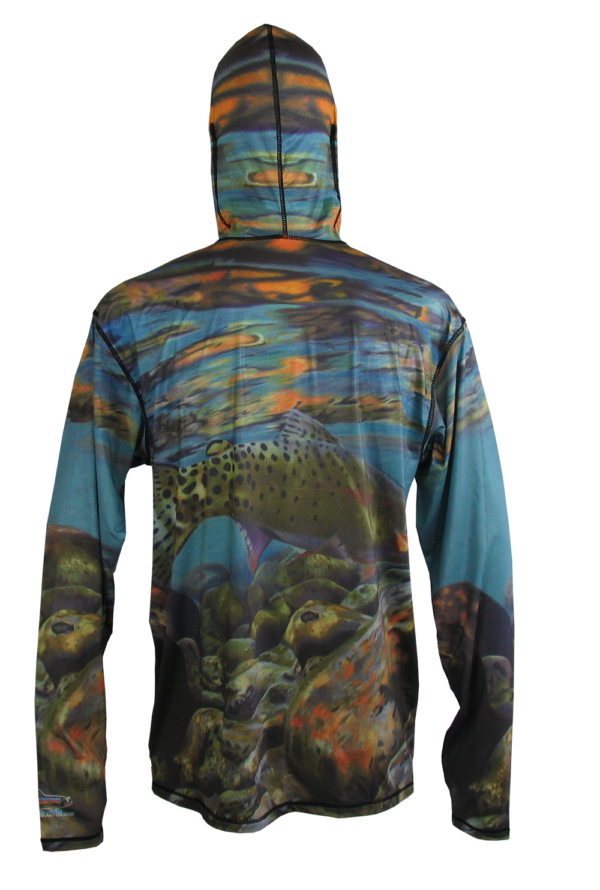 Fishing Hoodie Freestone Cutthroat back saltwater on the fly