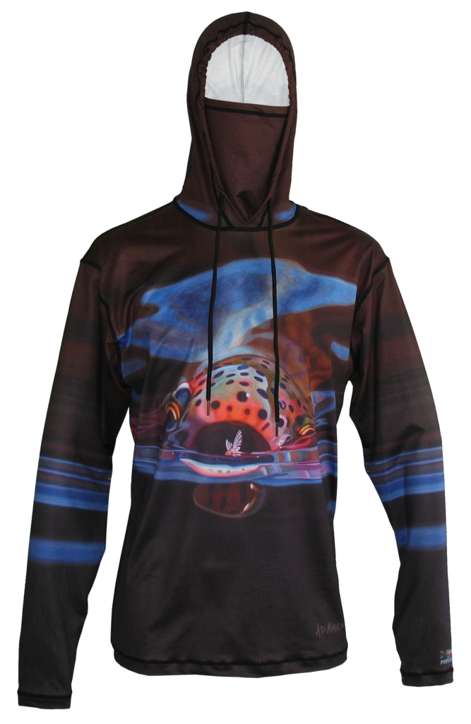 Fishing Hoodie The Snack front saltwater on the fly