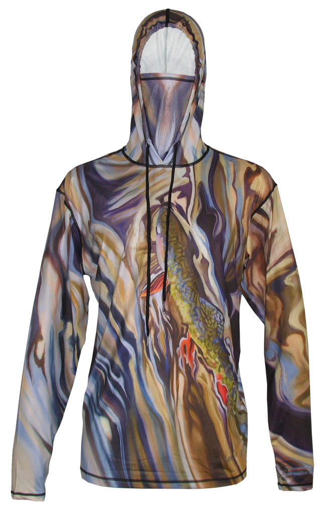 Fishing Hoodie UGV Brook front saltwater on the fly