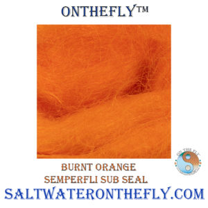 Semperfli Sub Seal Burnt Orange Perfect for Saltwater, Steelhead Patterns, Trout and Predator Flies