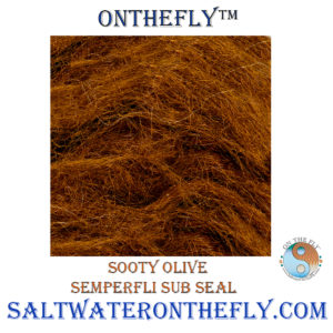 Semperfli Sub Seal Sooty Olive Great Bait Fish Color to Salmon Flies