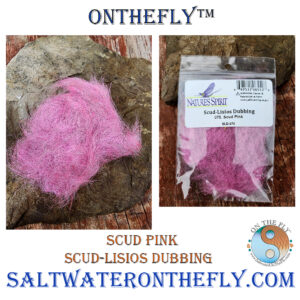 Scud Pink Scud-Lisios Dubbing Great for Shrimp, Baitfish Patterns and Soft Hackles