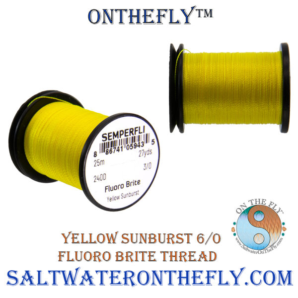 Yellow Sunburst Fluoro Brite Thread