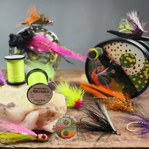 Semperfli Sulphur Fluoro Brite Thread, Saltwater on the fly.