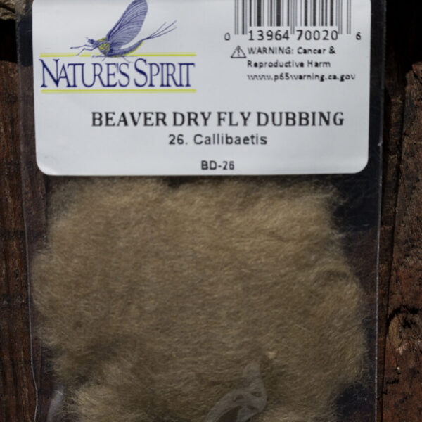 Callibaetis Beaver Dry Fly Dubbing Matches the Hatch