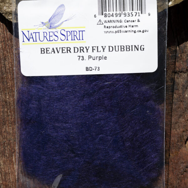 Purple Beaver Dry Fly Dubbing