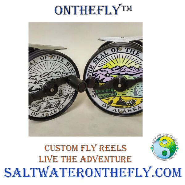 Custom Snake Roll Spey Style Reels For Trout, Steelhead, Salmon, and On The Salt Build a family heirloom in a Custom American Made Fly Reel. Any idea isn't crazy right down to your childrens foot print at birth to Military or Corporate retirement gift. Our reels start at five weight up to ten weight.  Reel Diameters start with the five weights and Saltwater will be introduced in January 2023: 3 inch, 3.25", 3.5", 3 3/4", 4 inch narrow, 4 inch mid, 4 inch wide, 4 1/4 meet your needs.