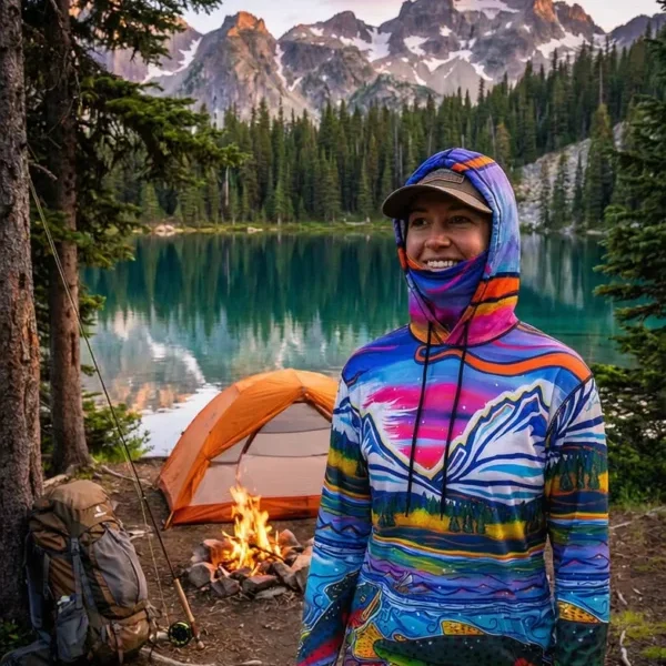 Alpine Lake Graphic Hoodie