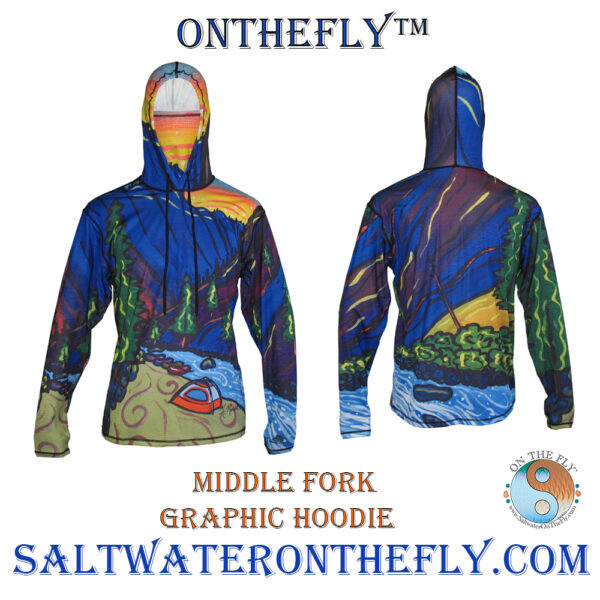 Fishing Hoodie Tranquility - Saltwater on the Fly