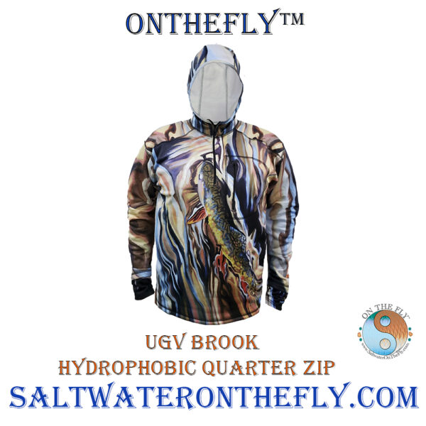 Hydrophobic Tranquility Fishing Hoodie - Saltwater on the Fly
