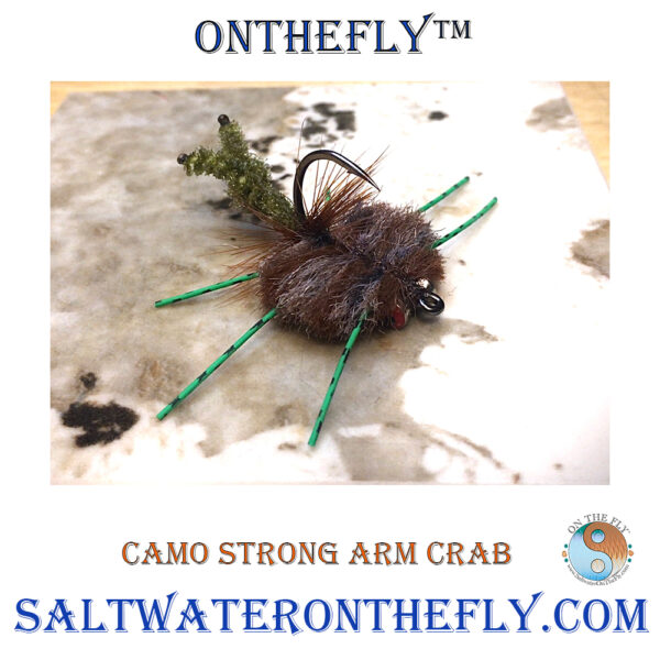 Camo Strong Arm Crab saltwater flies on Saltwater on the fly your fly fishing experts