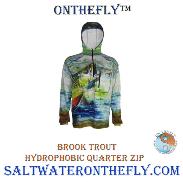 Hydrophobic Brook Trout Fishing Hoodie