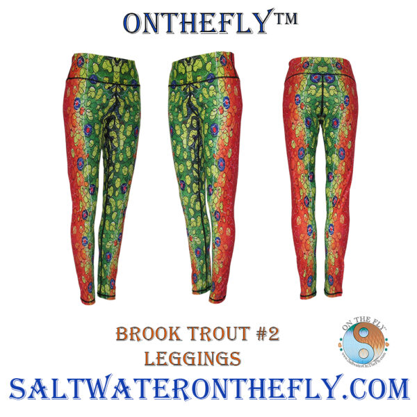 Brook Trout 2 Graphic Patterned Leggings