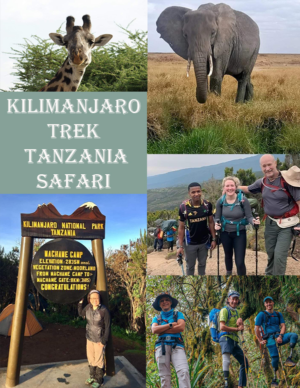 Kilimanjaro Trek and 5 days on safari with Get Lost in America