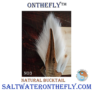 Natural Bucktail belly for Clouser Minnow