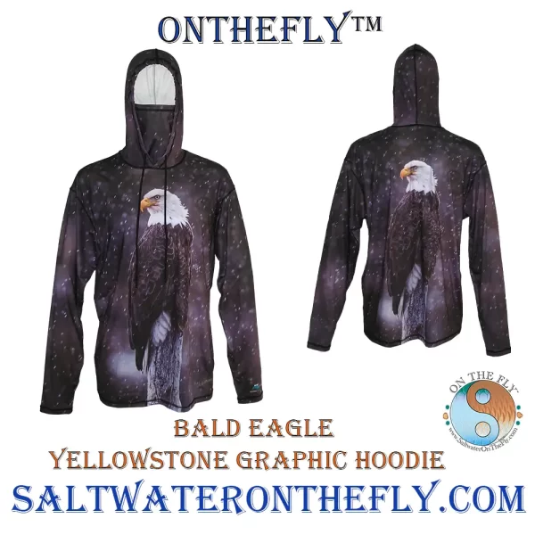 Bald Eagle Wildlife Graphic Hoodie