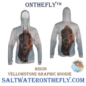 Bison Wildlife Graphic Hoodie