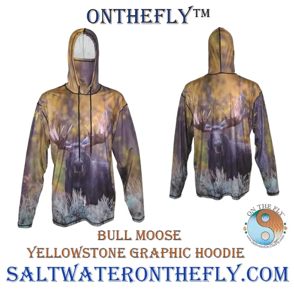 Bull Moose Wildlife Graphic Hoodie