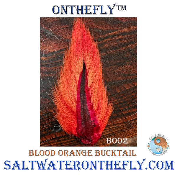 Blood Orange Bucktail