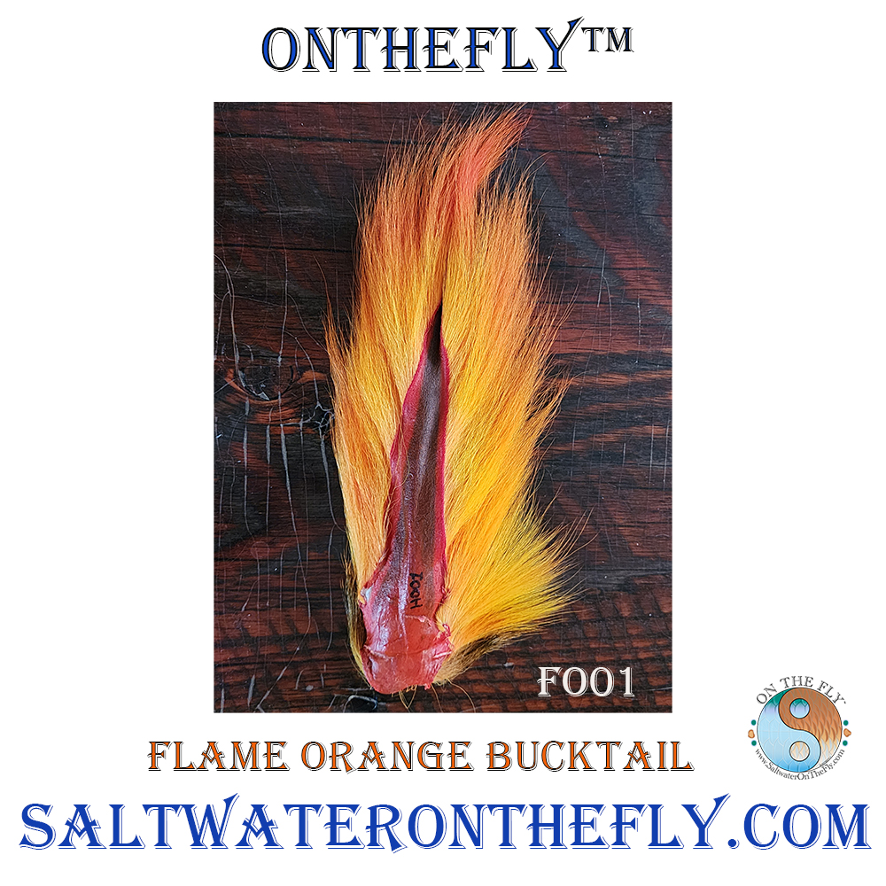 Flame Orange Bucktail 01