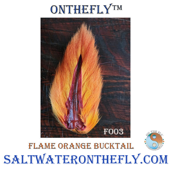 Flame Orange Bucktail 03