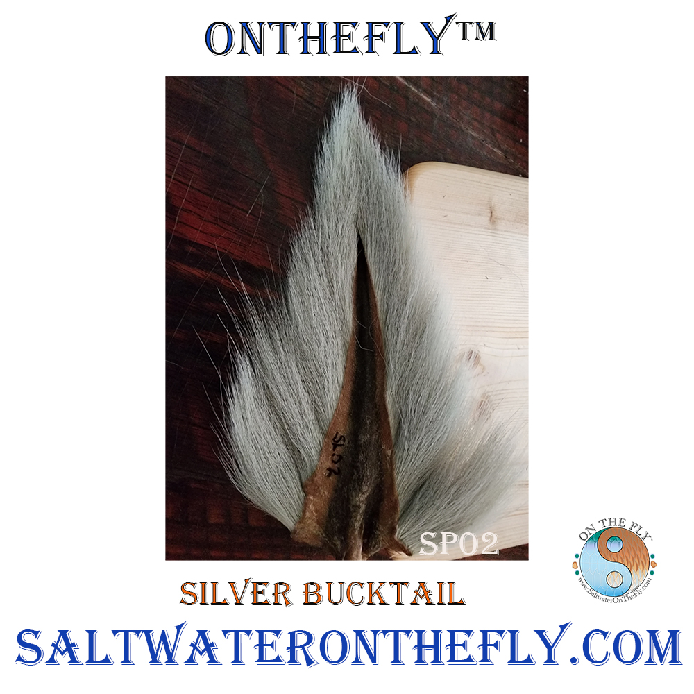 Silver Bucktail - Saltwater on the Fly Tying Materials for Flies