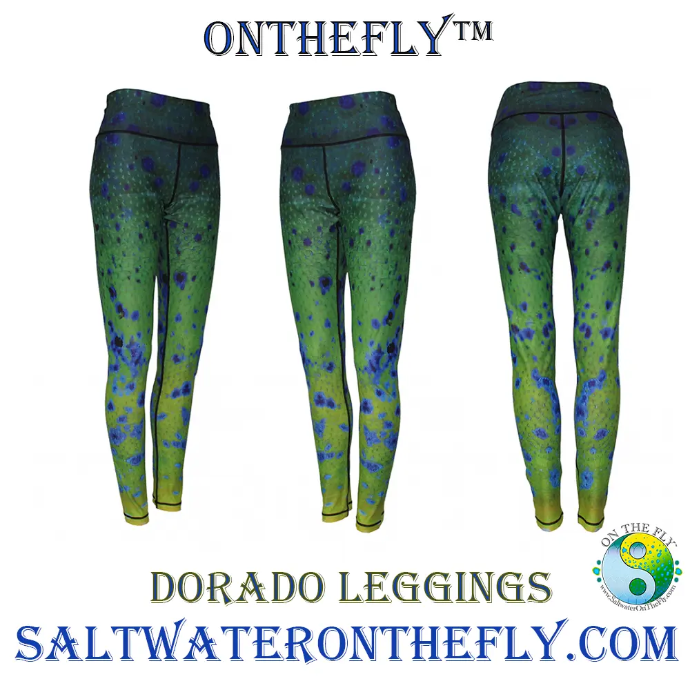 Dorado Graphic Patterned Leggings UPF-50 Sun Protection. On the Beach, Water, or Trail.