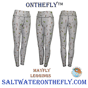 Mayfly leggings for red drum fly fishing to hiking down the trail