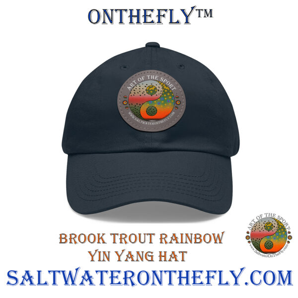Brook Trout Rainbow Yin Yang Hat