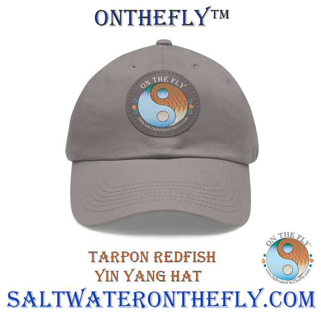 Grey Hat w/ Grey Patch Tarpon Redfish Yin Yang Hat