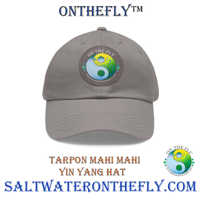 Tarpon Mahi Mahi Yin Yang Grey Hat w/ Grey Patch